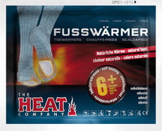 Heat 3 Toe Warmers