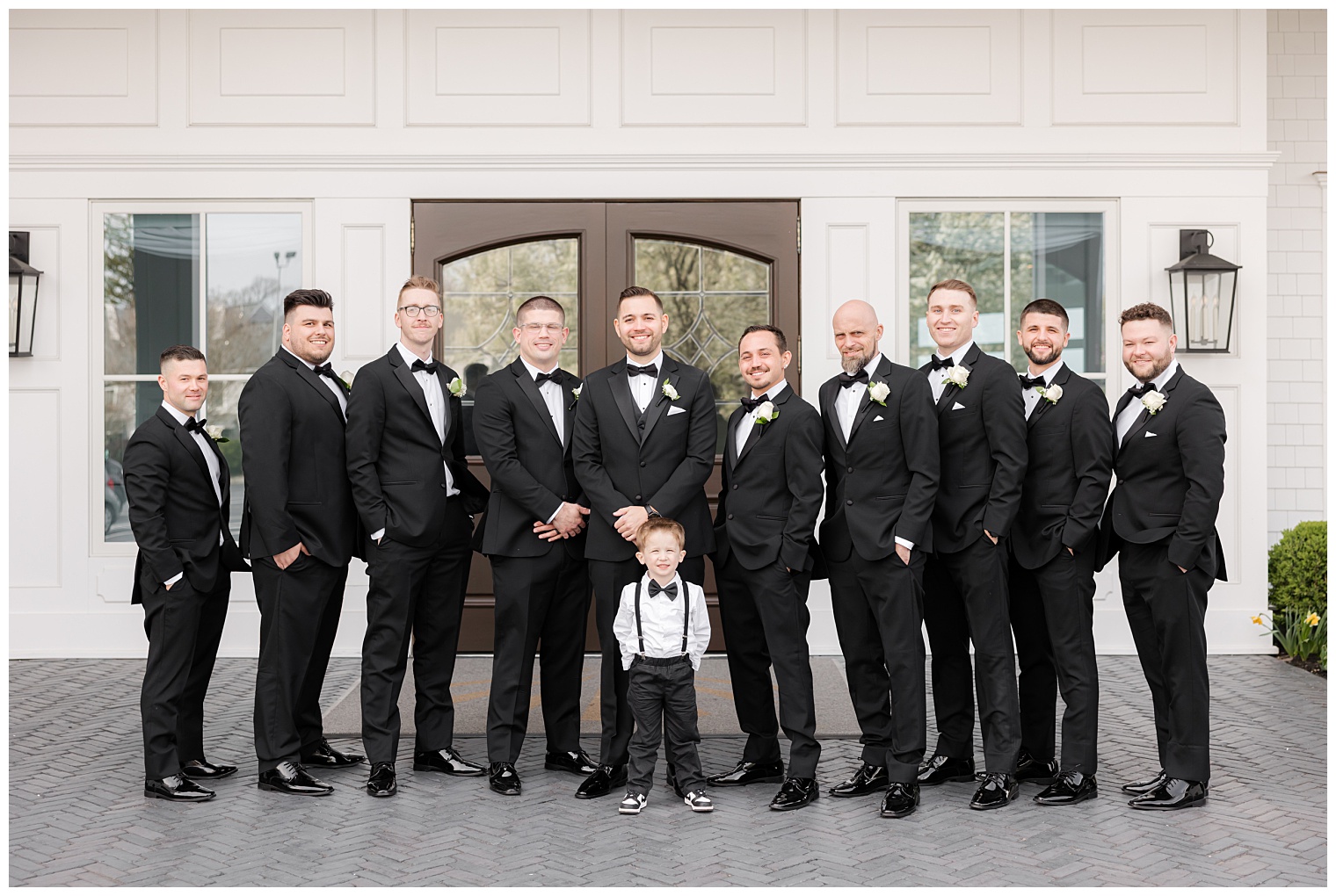 groom with his groomsmen