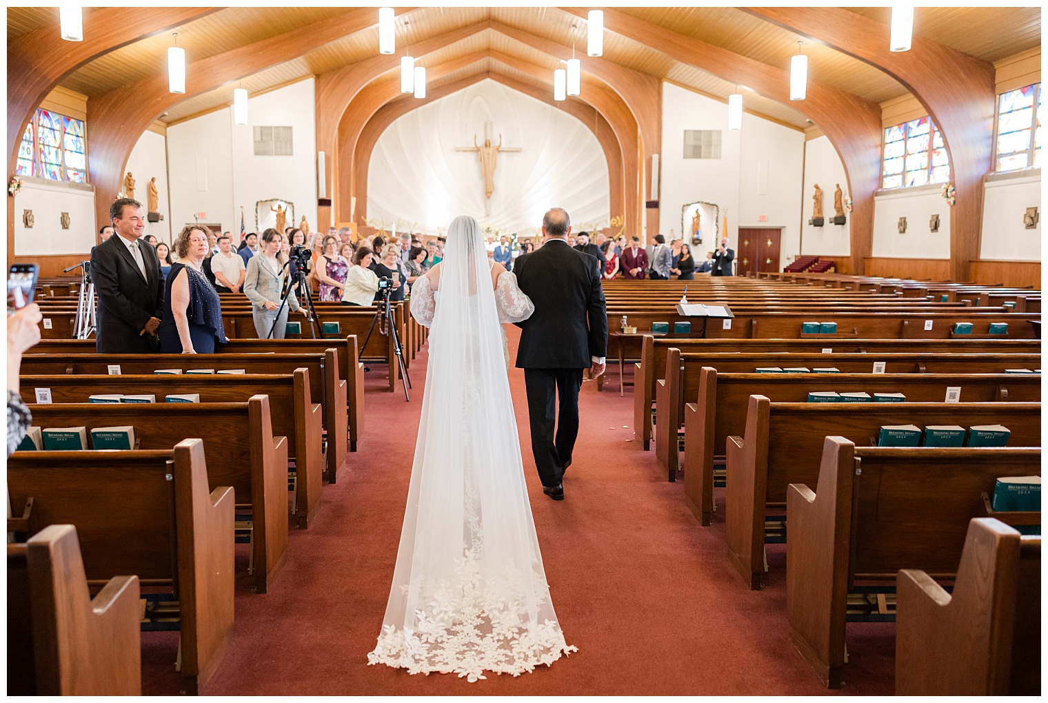 bride walking down the aisle