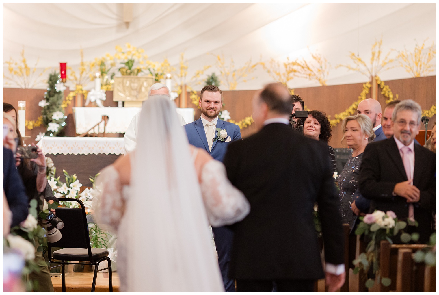 bride walking down the aisle